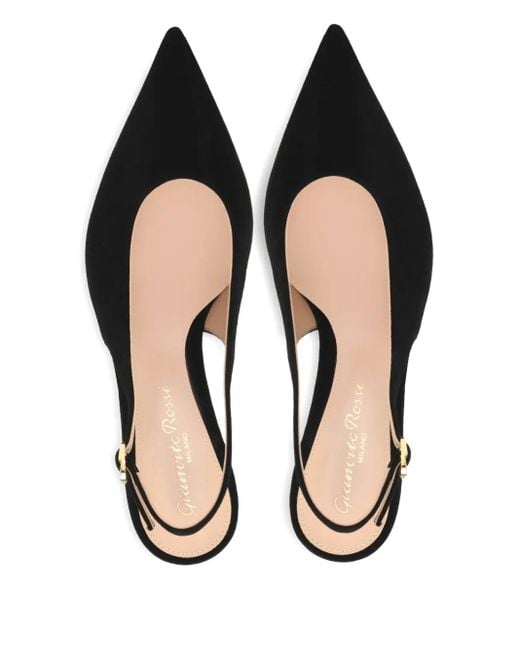 Pumps Robbie Con Cinturino Posteriore 55Mm di Gianvito Rossi in Black
