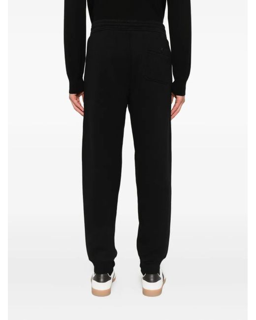 Tom Ford Black Cotton Track Pants for men