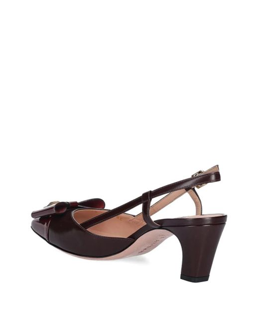 Bally Brown 55Mm Bilyana Slingback Pumps