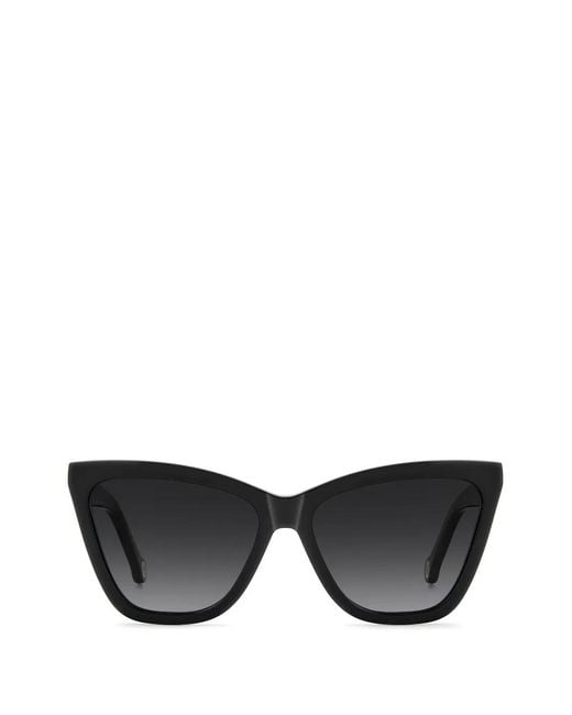 Carolina Herrera Black Cat-Eye-Frame Sunglasses