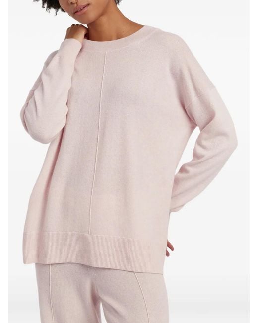 Chinti & Parker Pink Crew-Neck Sweater