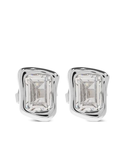 Kate Spade クリスタル ピアス White