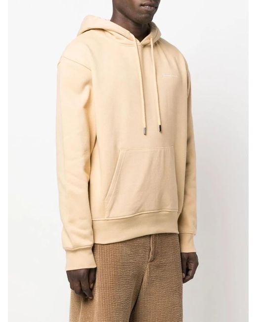 Jacquemus Natural Le Sweatshirt Brodé Hoodie