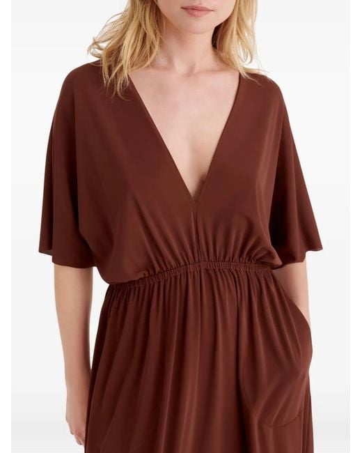 Eres Purple Adèle Maxi Dress