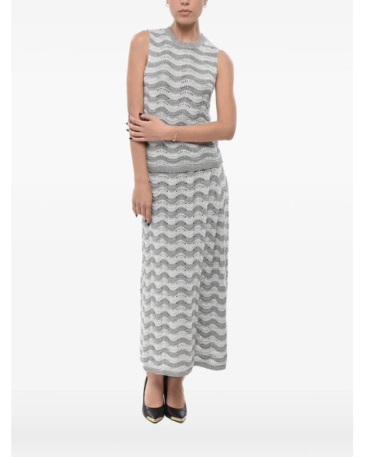 COLOUR MARKET® Metallic Lurex Stripe Tank Top