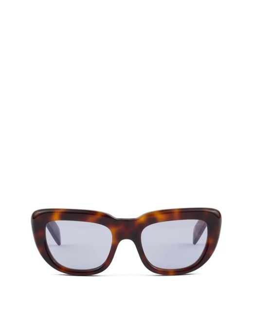Prada Brown Eyewear Collection Sunglasses