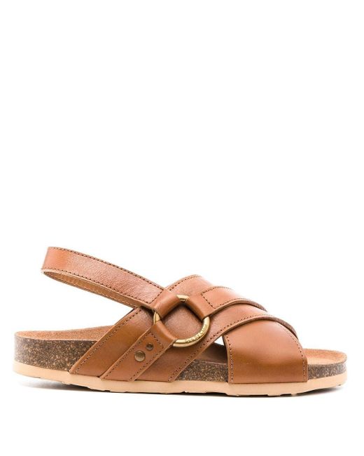 chloe slingback flats