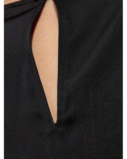AllSaints Black Amelie Blouse