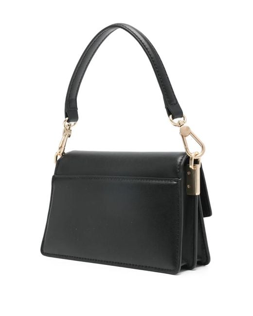 Lacoste Black Turn-Lock Strap Mini Bag