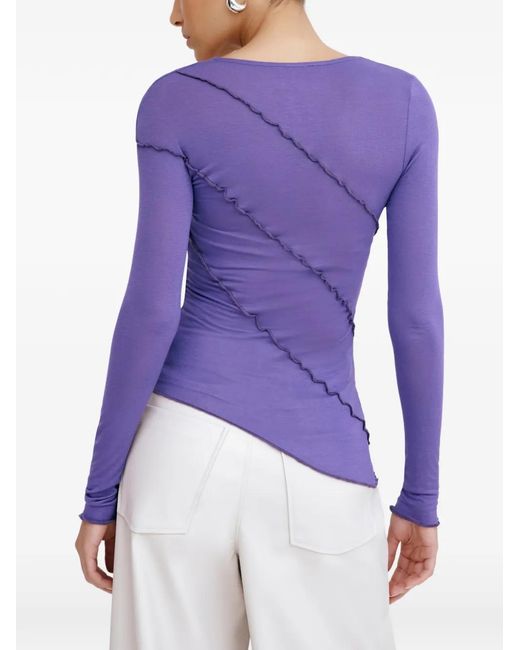 MARCELLA Purple Melody Long-Sleeve Top