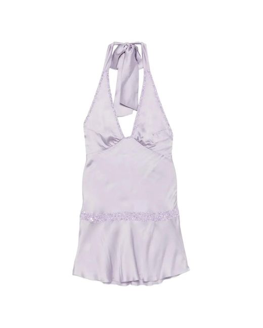 Asta Resort White Celine Bead-Embellished Mini Dress