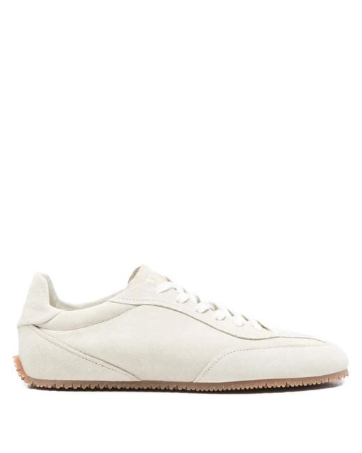 Axel Arigato White Suede Upper Sneakers With Flat Laces for men
