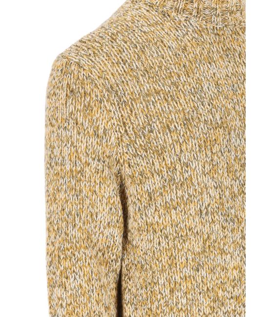 Tagliatore Natural High-Neck Mouliné Turtleneck for men