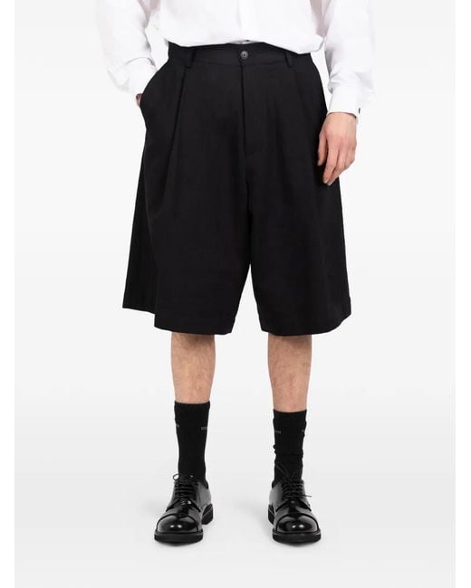 Societe Anonyme Black Andrew Pleated Shorts