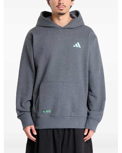 X Mercedes Hoodie À Logo Adidas pour homme en coloris Gray
