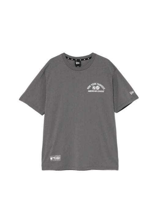 KTZ Gray Crew Neck T-Shirt for men