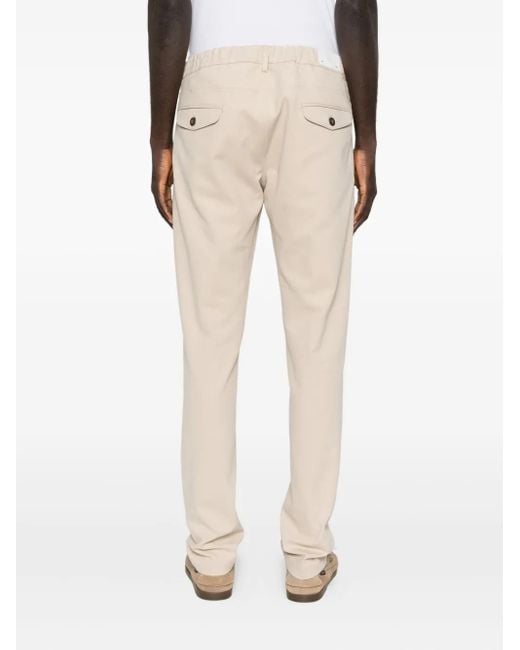 Eleventy Natural Drawstring Trousers for men