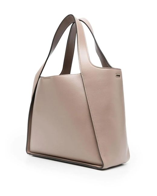 Stella McCartney ロゴ ハンドバッグ Natural