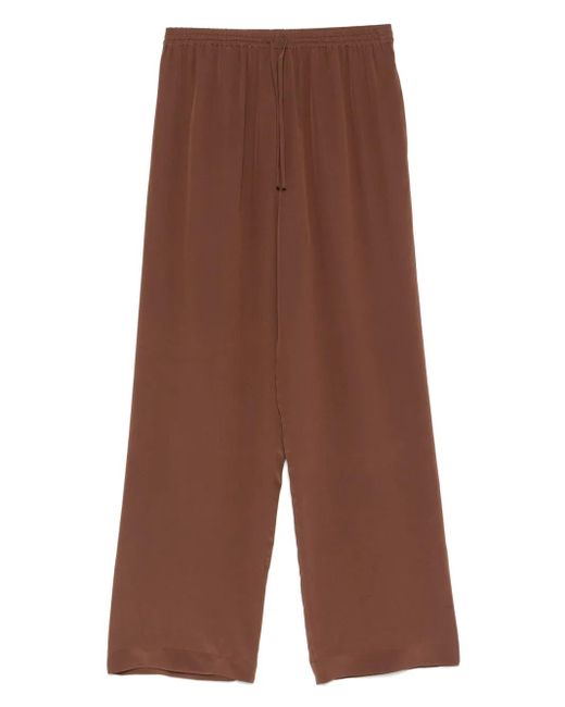 Asceno Brown Aurelia Trousers