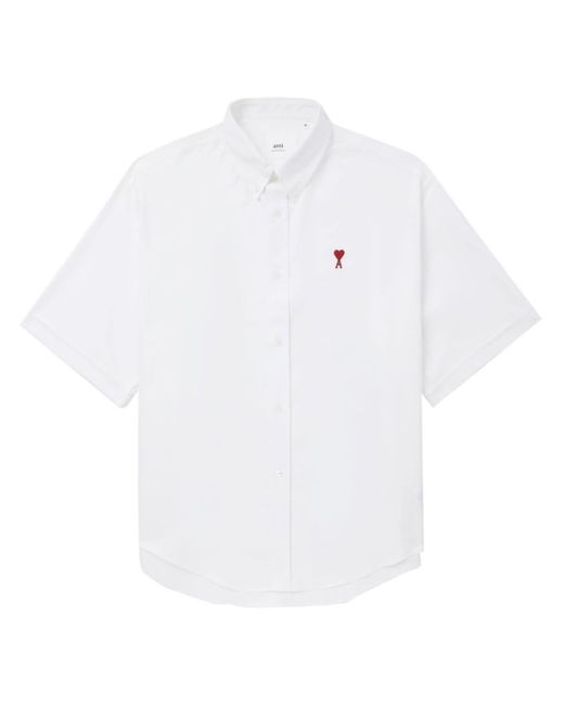 AMI Overhemd Met Logo in het White voor heren