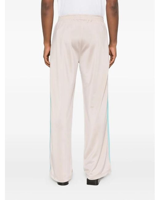 Adidas White Side-Stripe Trousers
