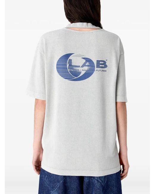 CAMPERLAB White Crew-Neck T-Shirt