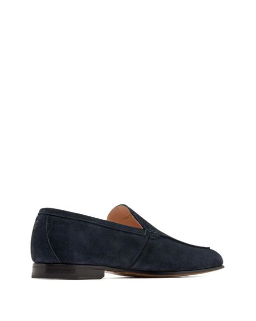 Forsa Blue Suede Loafers for men