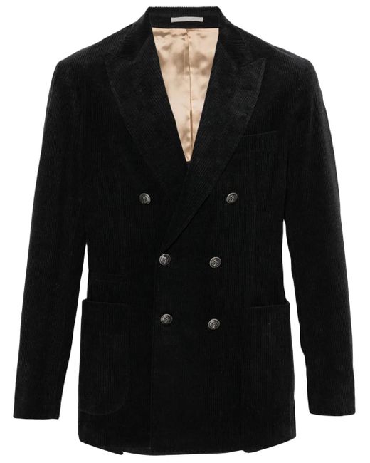 メンズ Brunello Cucinelli コーデュロイ ジャケット Black