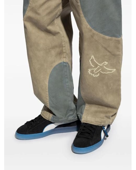 PUMA Blue Playstation Suede Sneakers for men