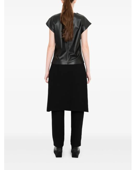 Uma | Raquel Blay フレアスリーブ トップ Black