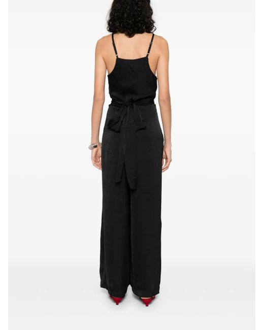 MOUTAKI Black Sleveless Jumpsuit