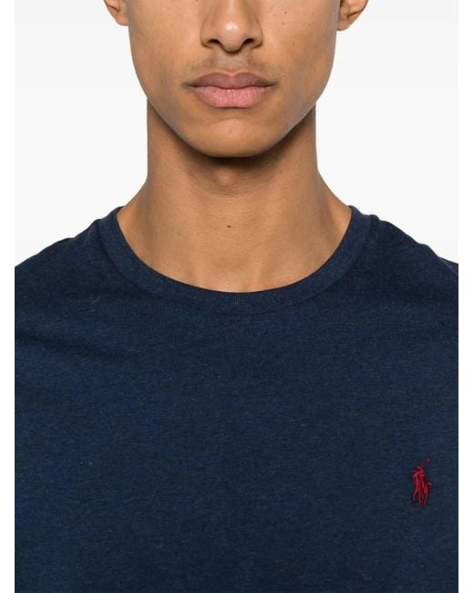 Polo Ralph Lauren Blue Short -Sleeved T -Shirt for men