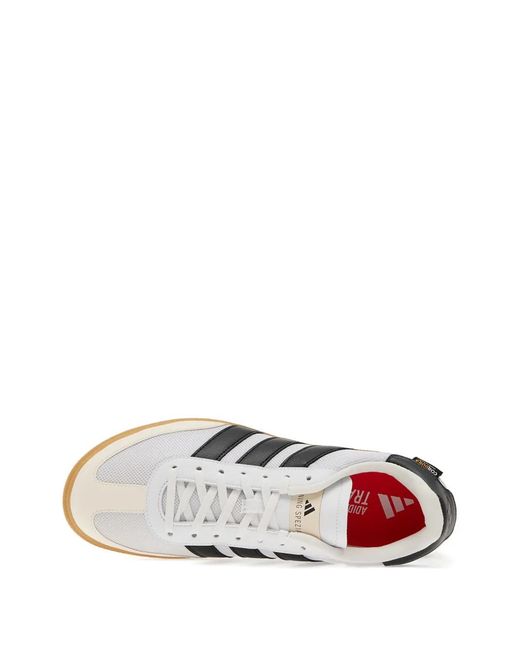 Adidas White Spezial Lace-Up Sneakers for men