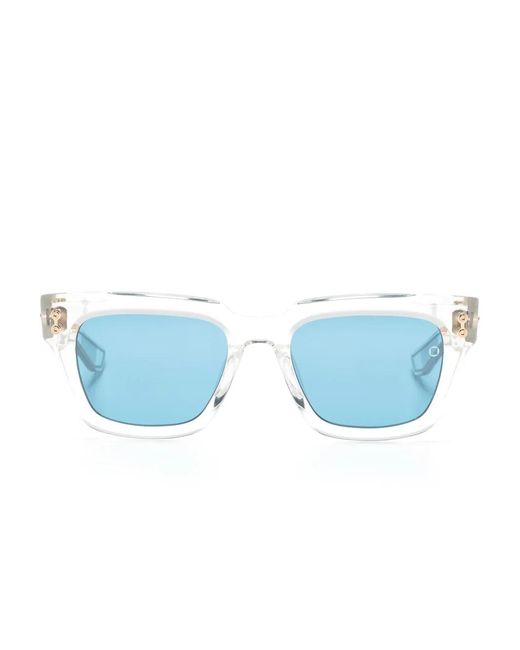 Akoni Blue Pyxis Wayfarer-Frame Sunglasses