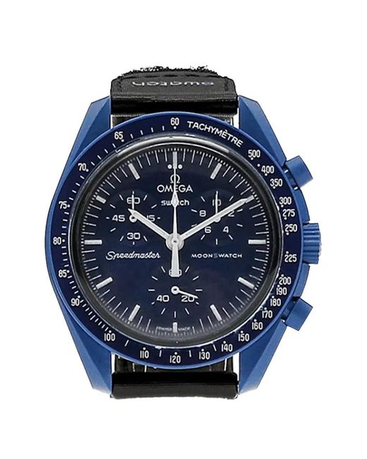 Omega Blue X Swatch Mission To Neptune 47.30Mm Watch for men