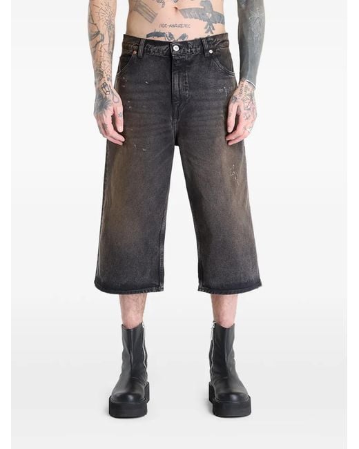 Our Legacy Gray Capri Cut Shorts for men