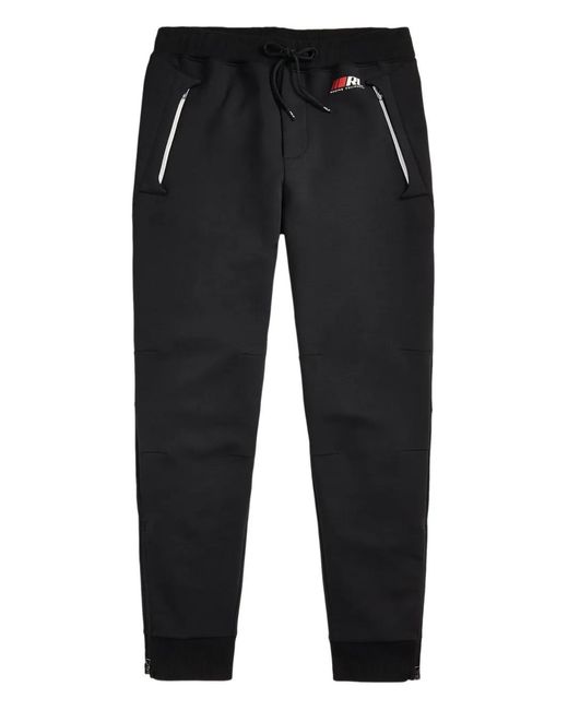 Polo Ralph Lauren Black Zip-Pocket Jogger Trousers for men