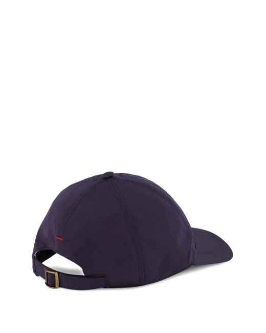 Brunello Cucinelli Blue Logo-Print Baseball Cap for men