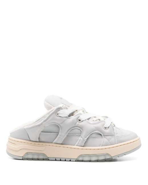 Santha White Sabot Sneakers