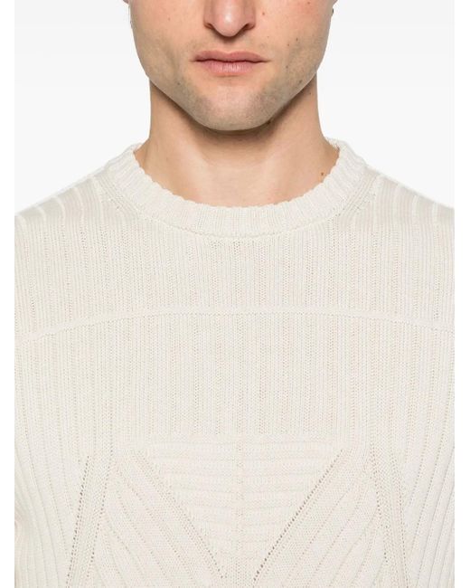 Jersey con cuello redondo Rick Owens de hombre de color Natural