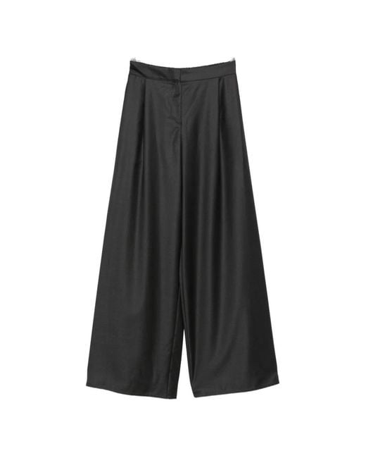 Dusan Gray Pleated-Design Trousers