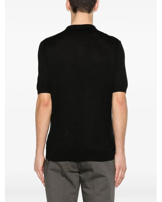 Fileria Black Short-Sleeve T-Shirt for men