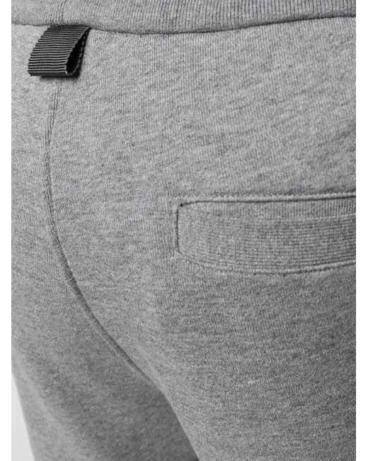 Thom Browne Gray Striped Cotton Track Pants for men