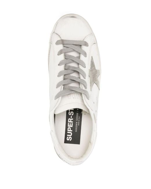 Golden Goose Deluxe Brand Super-star Low-top Sneakers in het White
