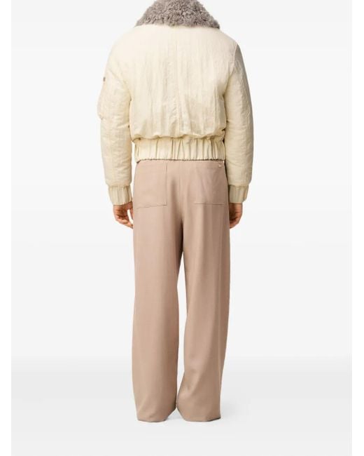 AMI Natural Padded Bomber Jacket