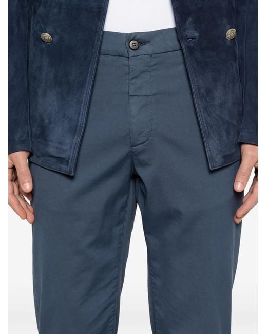 Eleventy Blue Chinos Trousers for men