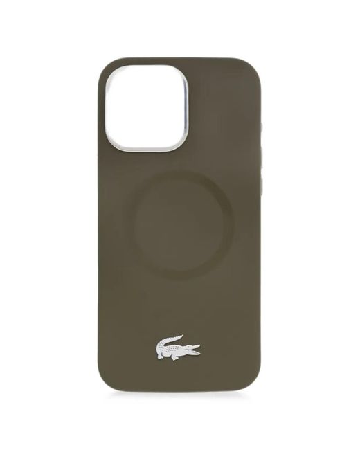 Lacoste Green Logo-Plaque Iphone 16 Case
