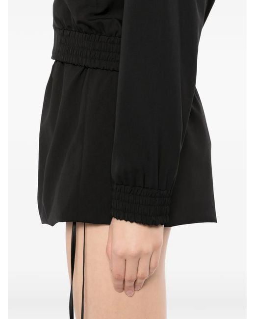 Kiki de Montparnasse Black Drawstring Mini Skirt