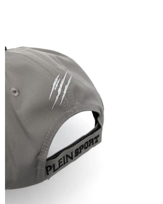 Philipp Plein Black Global Express Edition Baseball Cap for men
