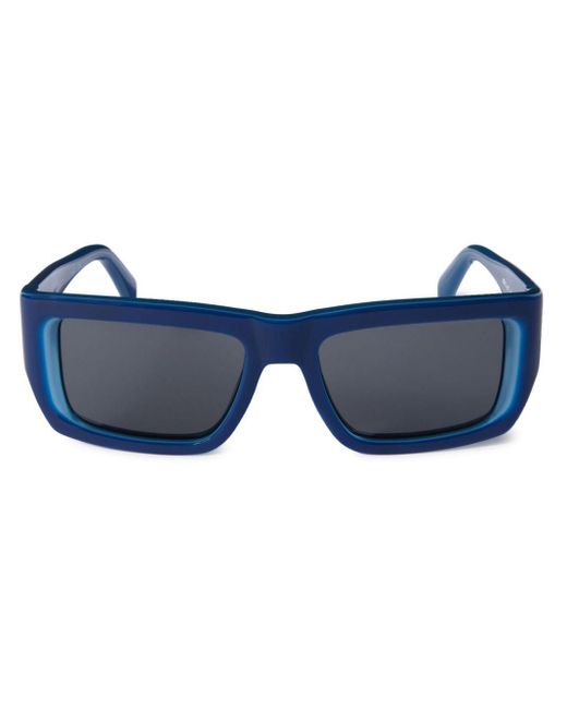Off-White c/o Virgil Abloh Blue Prescott Square-frame Sunglasses for men